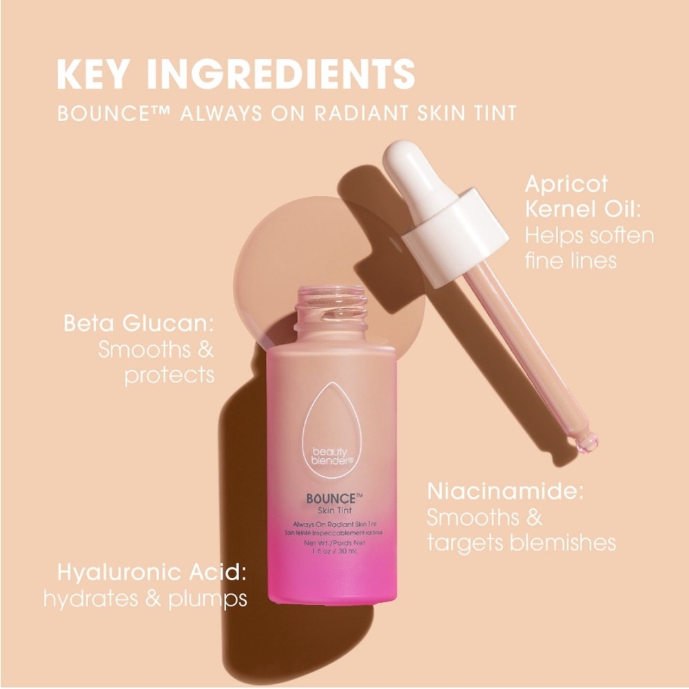 BeautyBlender 12 hours always on radiant skin tint, light 1